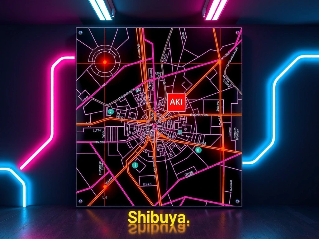 Shibuya Schematic Map